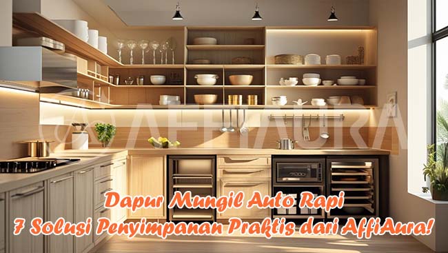 Dapur Mungil Auto Rapi - 7 Solusi Penyimpanan Praktis dari AffiAura